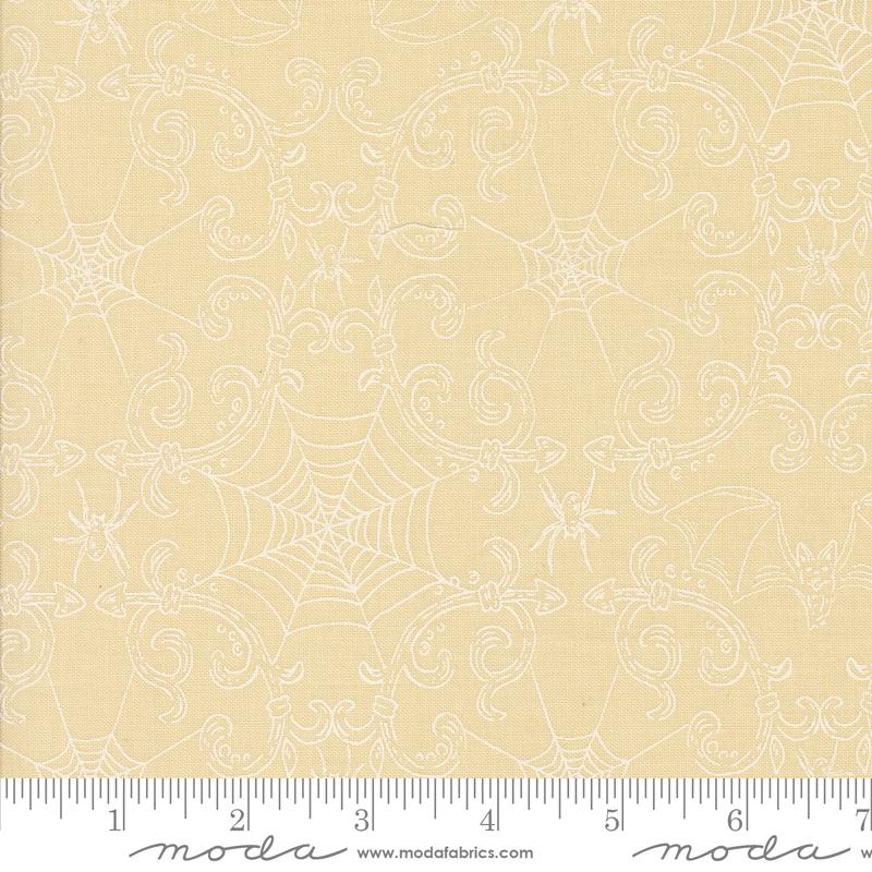 520917-21 Home Sweet Haunt - Bone White Yardage