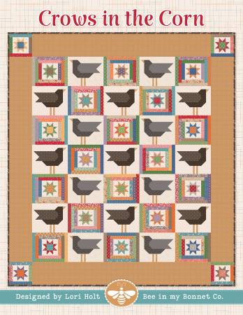 Image of Crows in the Corn Quilt Pattern