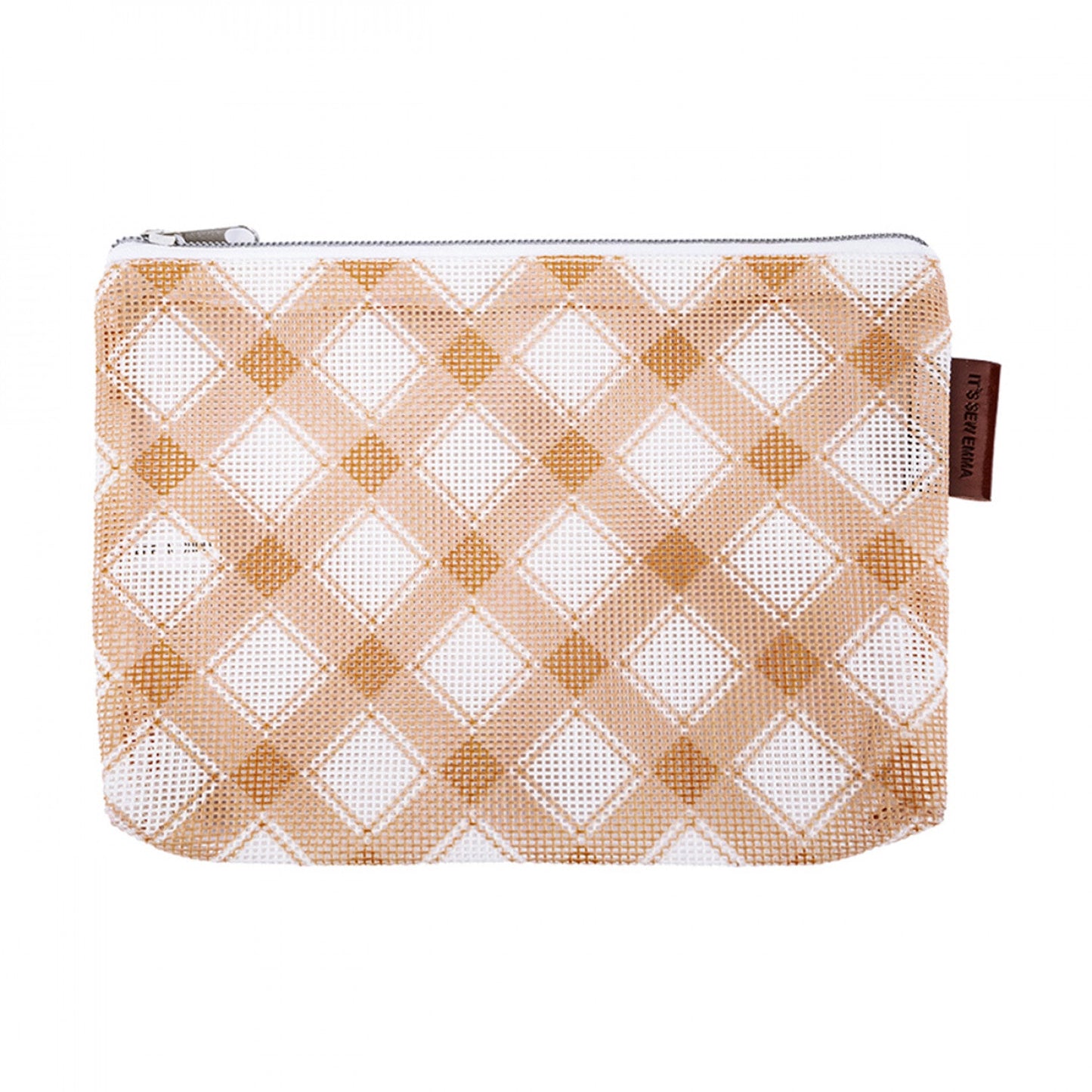 Image of Pumpkin Mad for Plaid Mini Project Bag