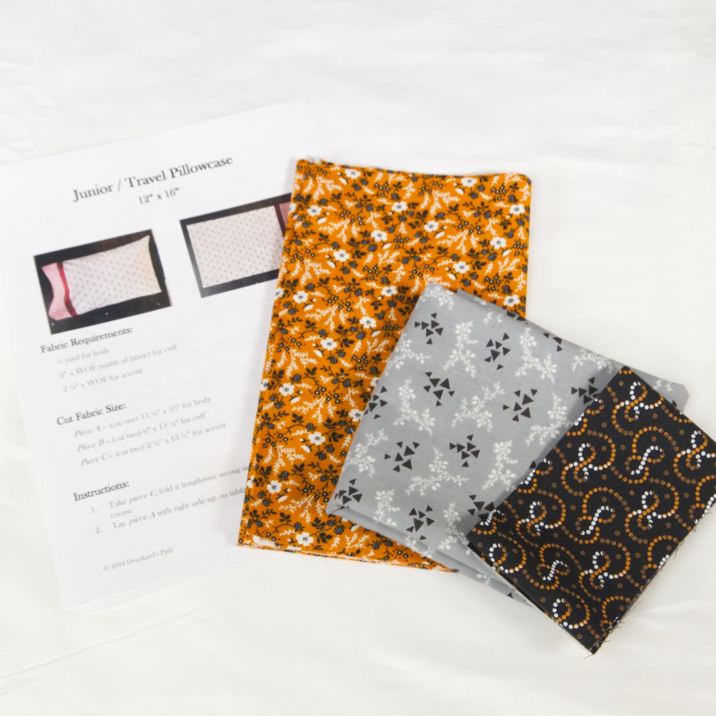 Image of Junior/Travel Pillowcase Kit - Rustic Gatherings
