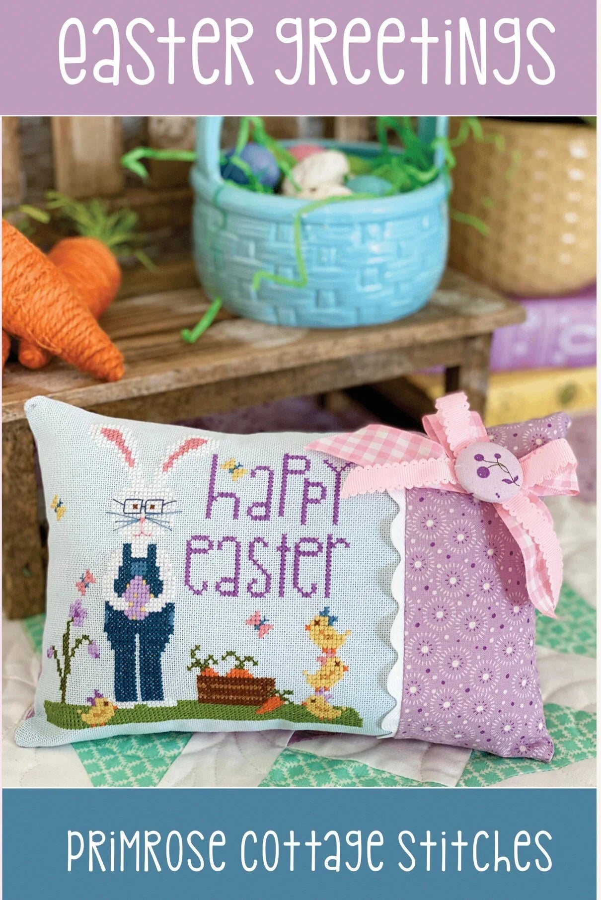 Image of Easter Greetings Cross Stitch Pattern