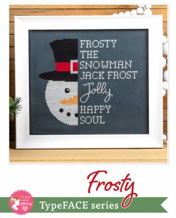 Image of Frosty TypeFACE Cross Stitch Pattern