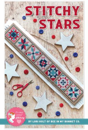 Image of Stitchy Stars Cross Stitch Pattern