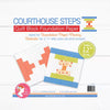 Image of 12in Courthouse Steps Quilt Block Foundation Paper