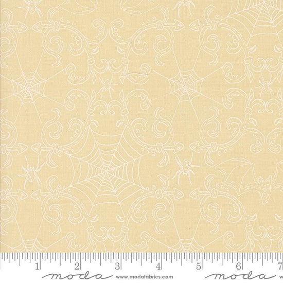 520917-21 Home Sweet Haunt - Bone White Yardage