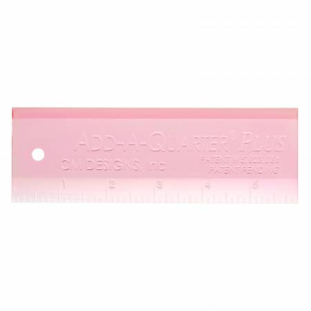 Image of Add A-Quarter Ruler - 6in Plus Pink