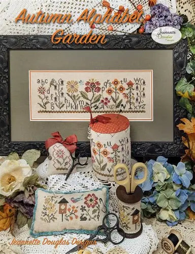 Autumn Alphabet Garden & Smalls Cross Stitch Pattern