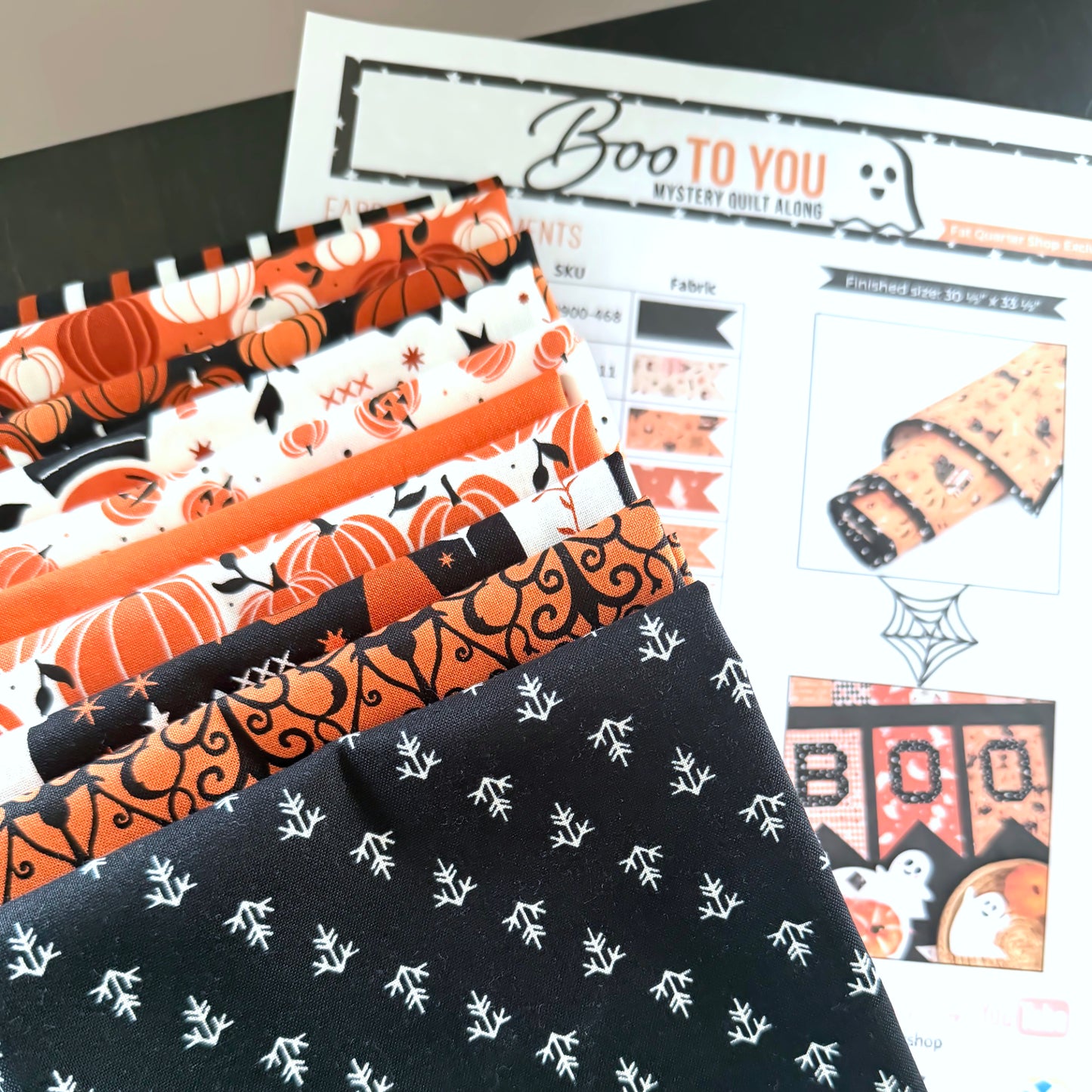 Boo to You Quilt Kit