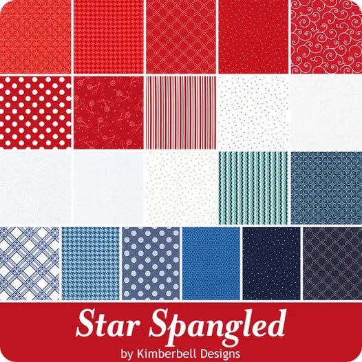 Fat Quarter Kim's Picks Star Spangled 21 pcs