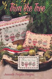 Image of Trim the Tree Cross Stitch Pattern