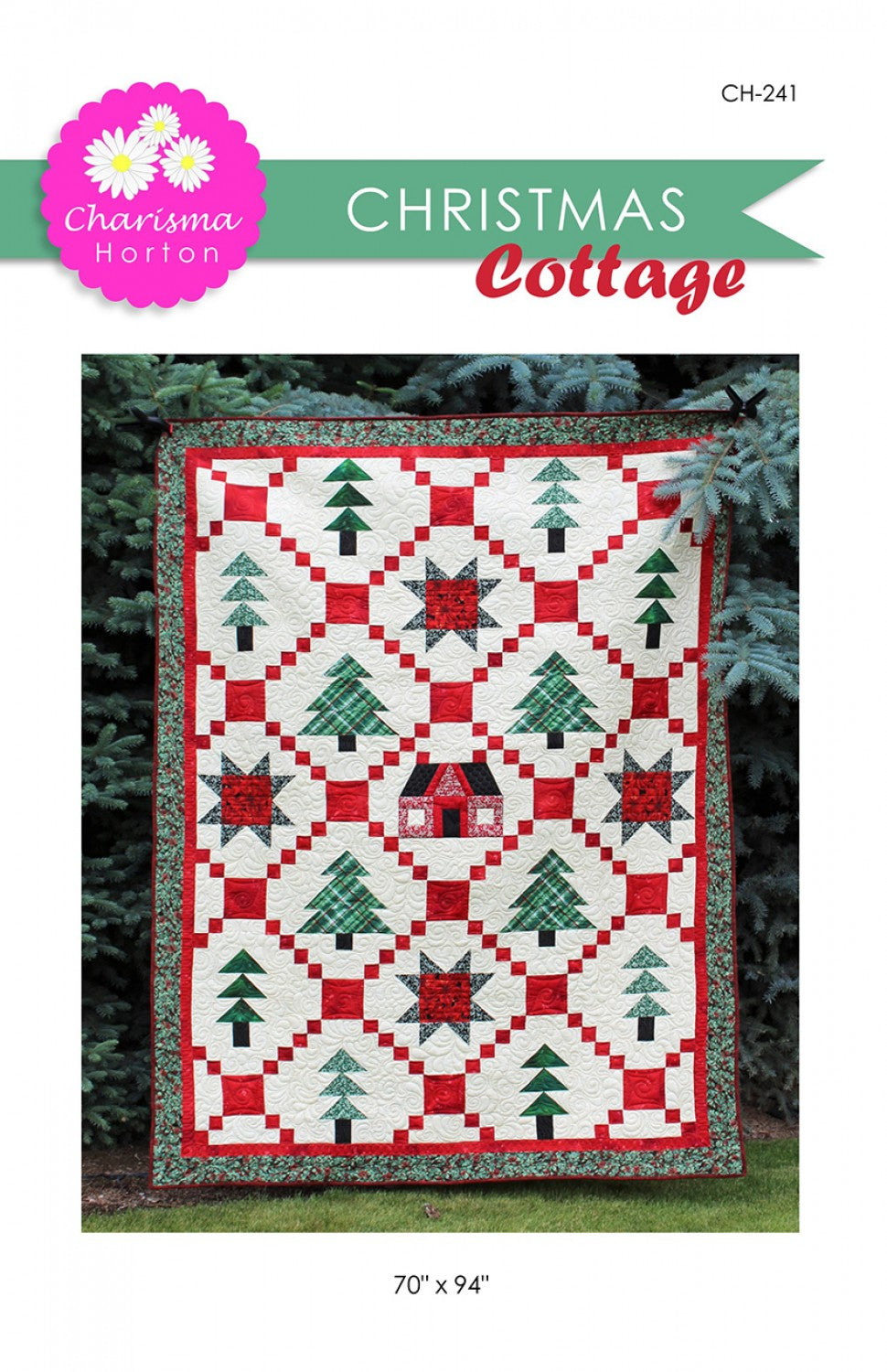 Image of Christmas Cottage Quilt Pattern
