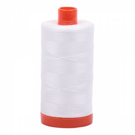 Image of Mako Cotton Thread Solid 50wt Natural White
