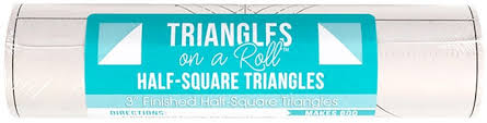 Image of Triangles on a Roll 3in Half Square 50ft Roll